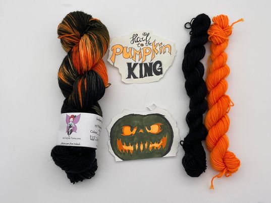 Sockenwolle  Set Hail to the Pumpkin King