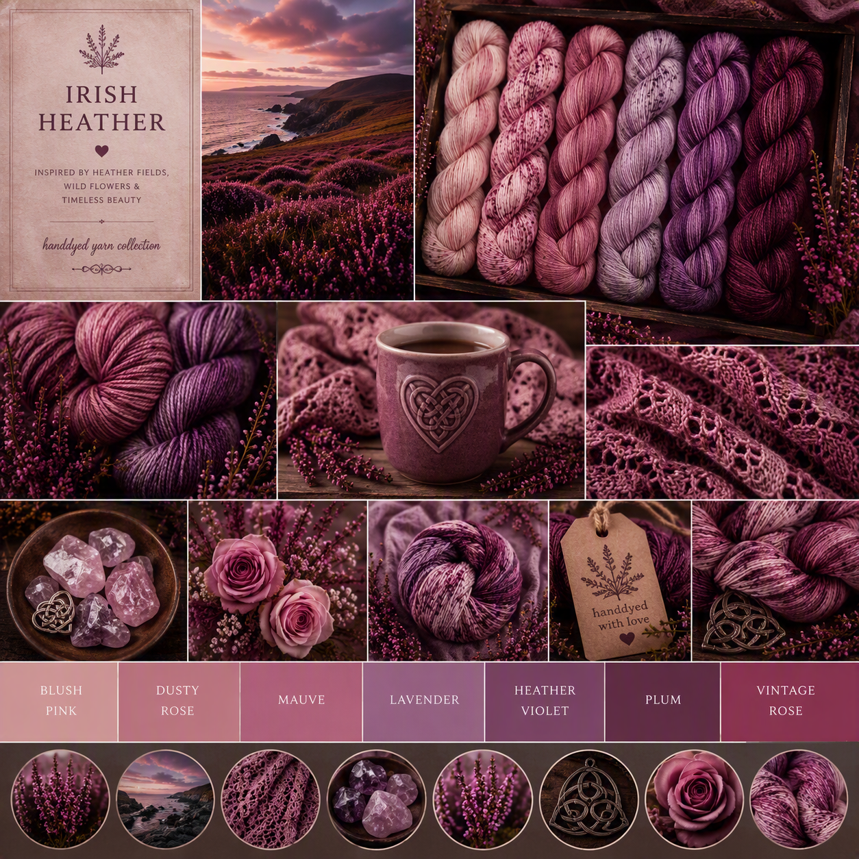 Lila / Rose / Pink